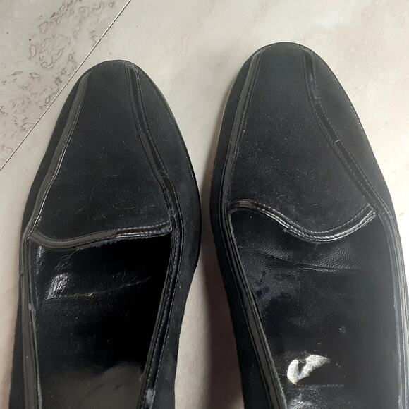 Ladies Amalfi Black Suede Pumps Size 10 Made in Italy - Picture 8 of 8